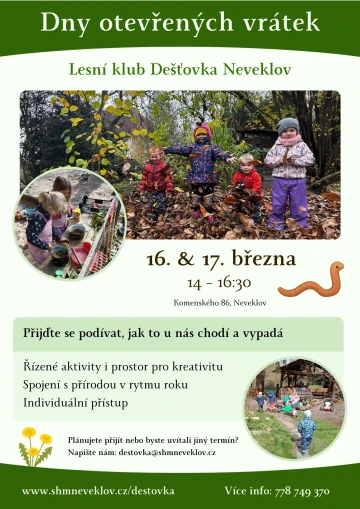 Dny otevřených vrátek 16. a 17.3.26